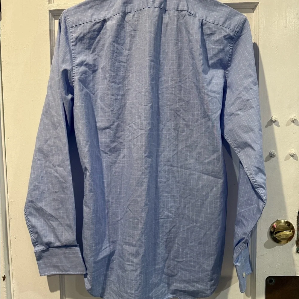 J. Crew Light Blue Plaid Casual Shirt